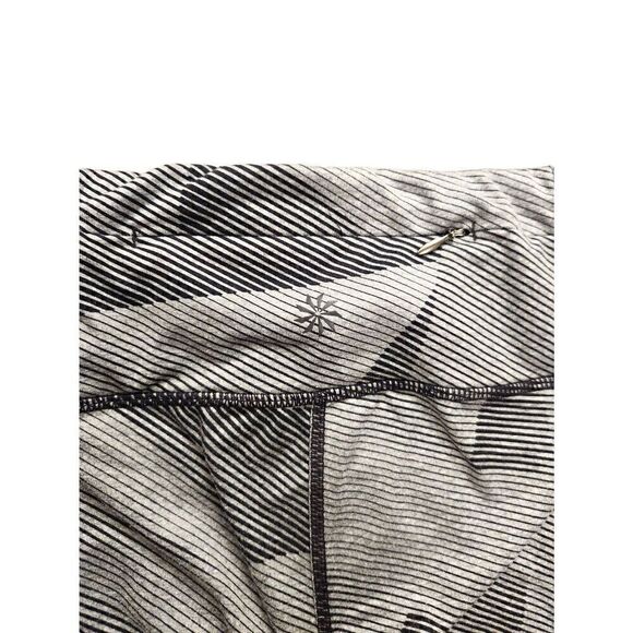 Athleta Zip Pocket 7/8 legging gray/black Size small poly/lycra - Picture 2 of 13